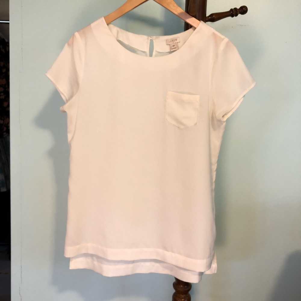 J. Crew- High-Low Style Blouse